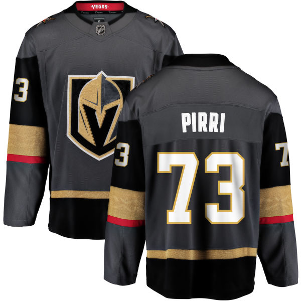 Youth Vegas Golden Knights #73 Pirri Fanatics Branded Breakaway Home Gray Adidas NHL Jersey->more nhl jerseys->NHL Jersey